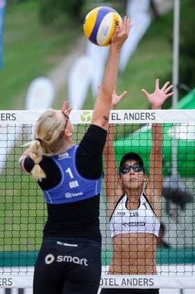 Beach Volleyball, Grand Slam in Jablonki, Germany - Canada