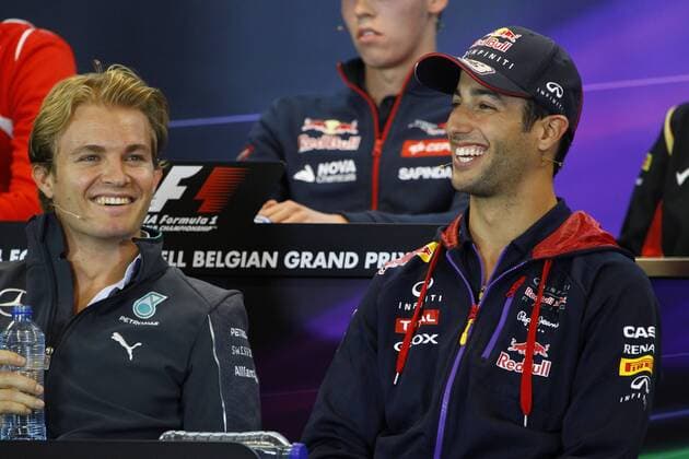 Motorsport, Formula 1, Belgian GP, Press Conference