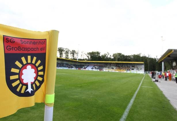 Football, stadium history SG Sonnenhof Großaspach