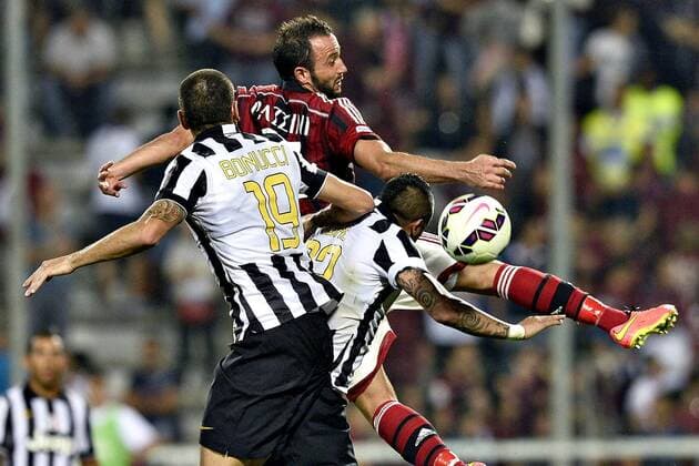Football, Italy, Trofeo Tim, Juventus Turin - AC Milan