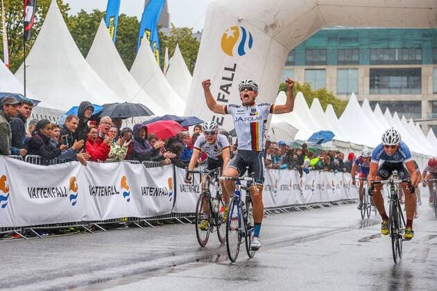 Cycling, Bastian Flicke wins the Youngclassics as part of the Vattenfall Cyclassics in Hamburg