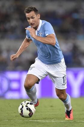 Football, Italy, Coppa Italia, Klose scores in Lazio cup win