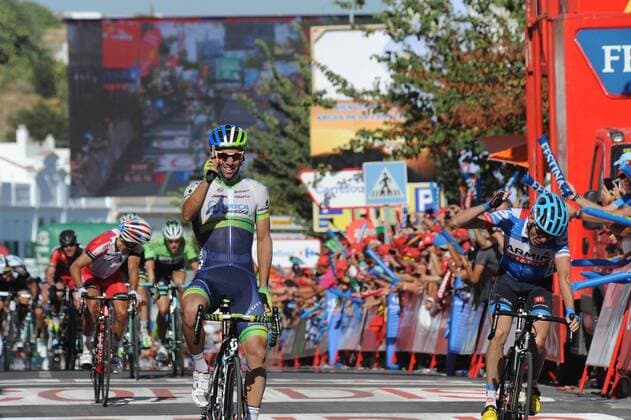 Cycling, Vuelta a Espana, Michael Matthews wins 3rd stage