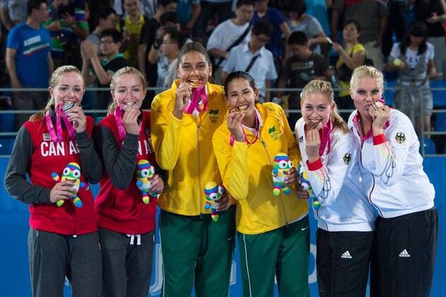 Youth Olympic Games, Beach Volleyball Women, Arnholdt Schneider take bronze
