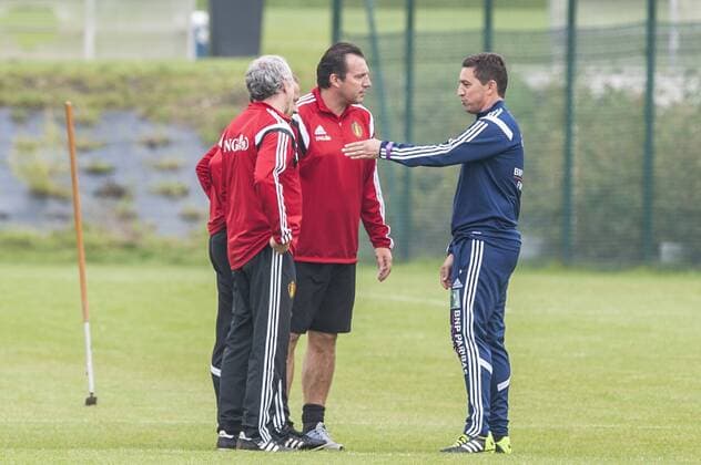 Football, Belgium National Team Training