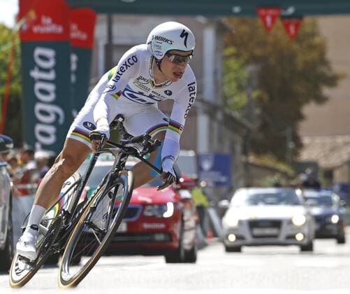 Cycling, Vuelta, Tony Martin wins first individual time trial