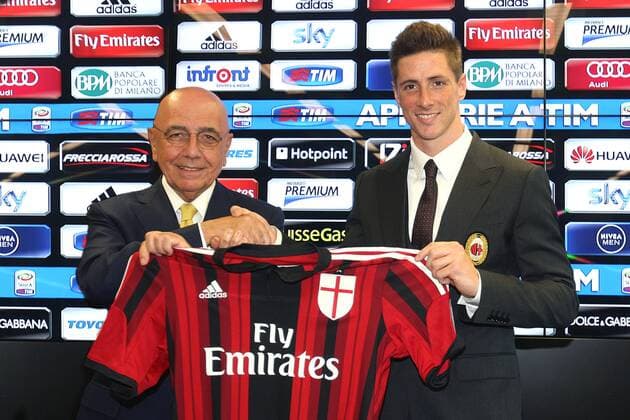 Football, Italy, Serie A, AC Milan unveil new signing Fernando Torres