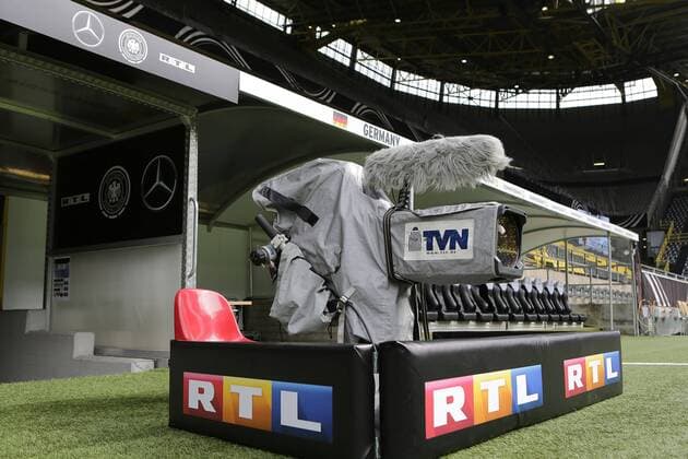 Football, national match, European Championship qualification for the first time on RTL