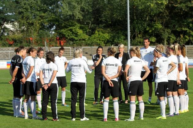 Women's Football, DFB National Team, Training