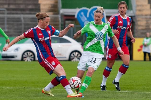 Football, Women, 1. BL, VfL Wolfsburg - Bayern Munich