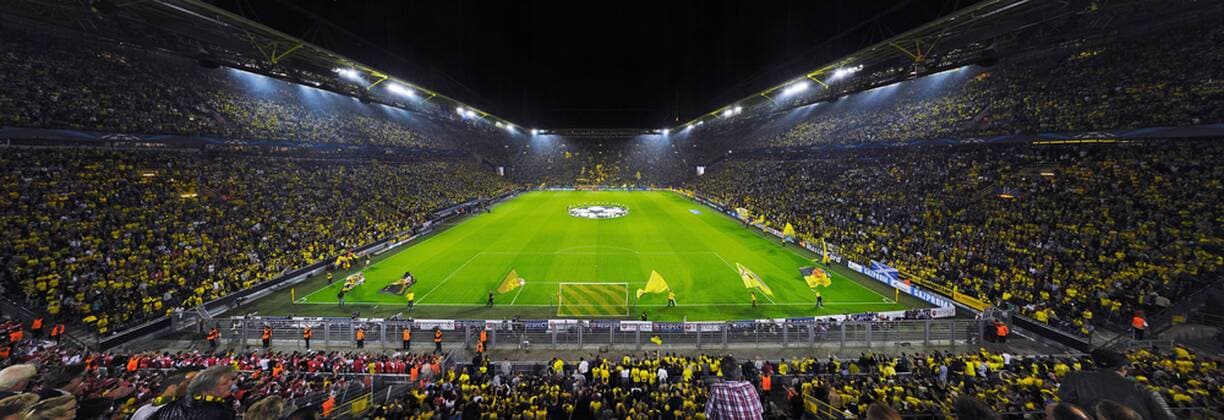 Football, vote among British football fans declares Signal Iduna Park the most beautiful stadium in Europe