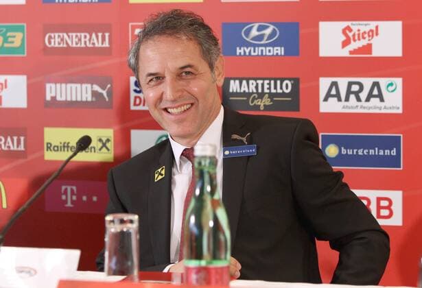 Football, European Championship Qualification, Austrian National Team - PK