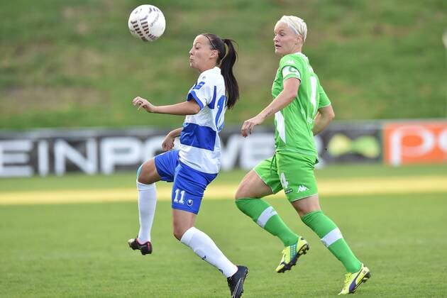 Football, Women, 1.BL, MSV Duisburg - VfL Wolfsburg
