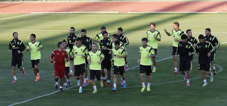 Football, Spain, National Team Training