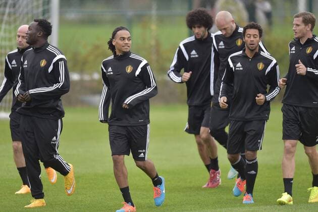 Football, Belgium National Team Training