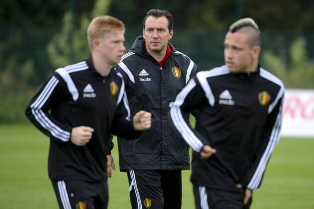 Football, Belgium National Team Training