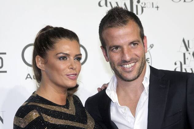 Football, Rafael van der Vaart and Sabia Boulahrouz at the Audi Fashion Award