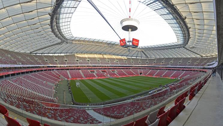 Football, Europa League Final in Warsaw, National Stadium