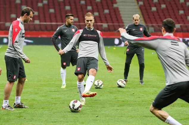 Football, European Championship Qualification, Training National Team Poland