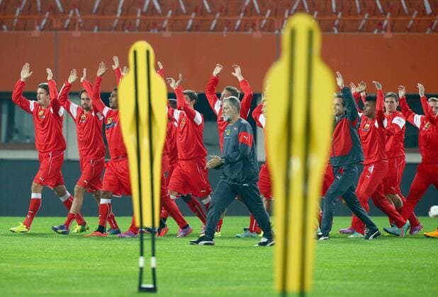 Football, National Team, Training Austria