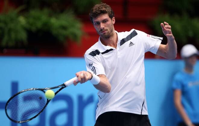 Tennis, ATP Tournament in Vienna, Daniel Brands in the Qualification