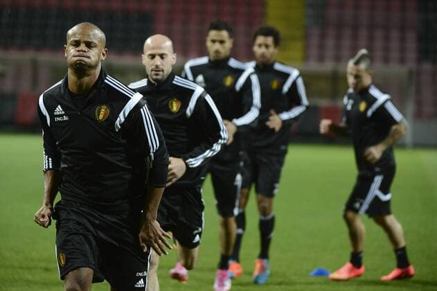 Football, Belgium National Team Training