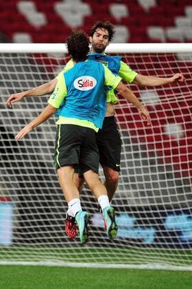 Football, Brazil National Team Training in Singapore