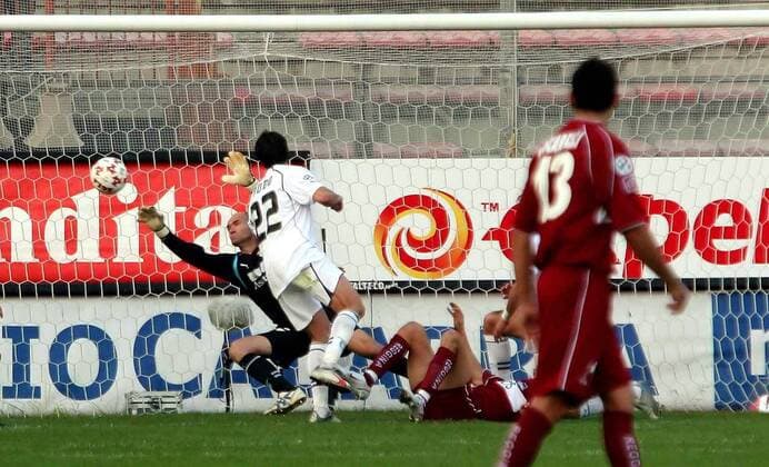 Football, Italy, Serie A, Reggina Calcio - Lazio Roma 1:0