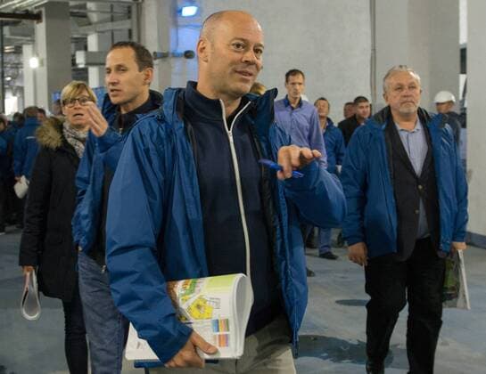 Football, World Cup 2018, FIFA Committee inspects the Olympic Stadium in Sochi