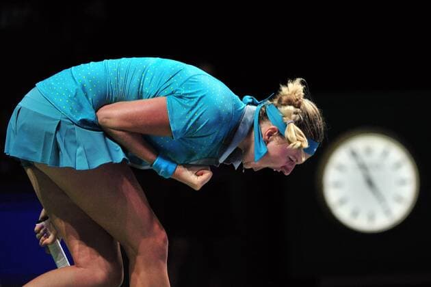 Tennis, WTA in Singapore, Maria Sharapova - Petra Kvitova