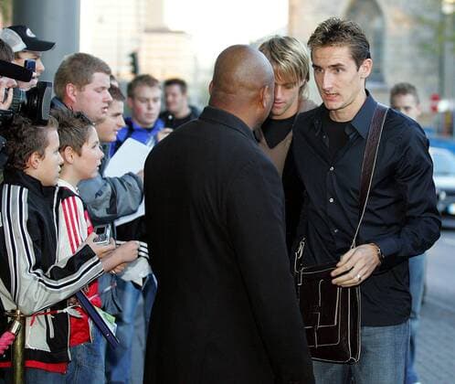 Football, arrival of the German national team in Cologne and dressing by designer Gabriele Strehle