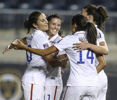Football, Women, International, USA - Mexico