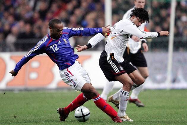 Football, International match, France - Germany 0:0