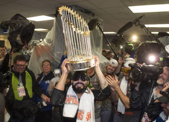 Baseball, MLB, San Francisco Giants win World Series 2014 in Game 7 against Kansas City Royals