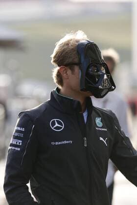 Motorsport, Formula 1, GP in Austin, Halloween with Nico Rosberg