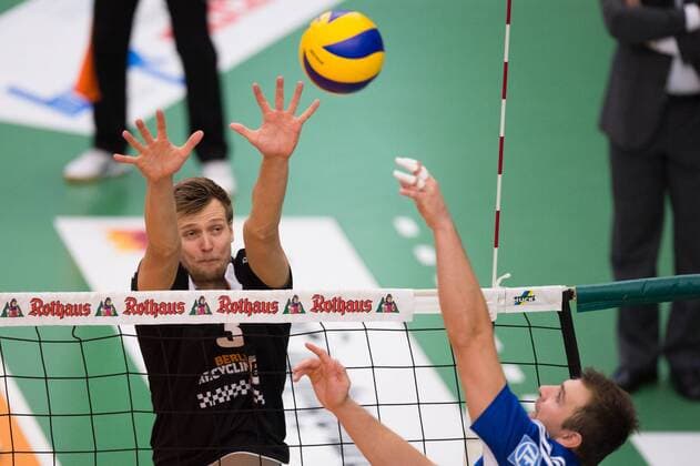 Volleyball, 1. BL, VfB Friedrichshafen - BR Volleys
