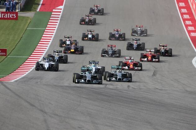 Motorsport, Formula 1, GP in Austin, Race 2