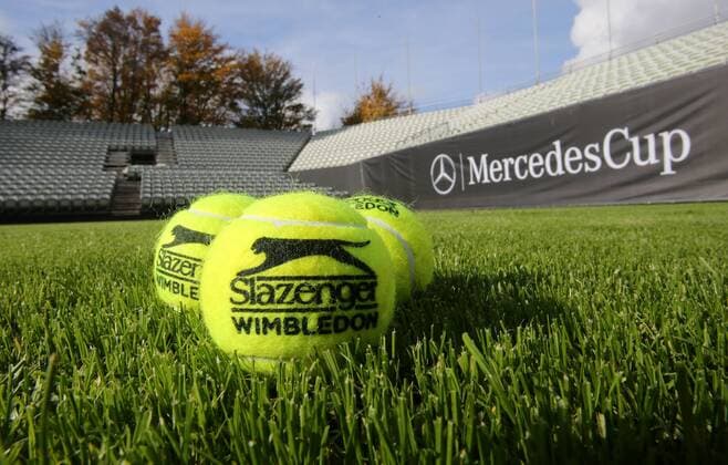 Tennis, Mercedes Cup in Stuttgart on grass