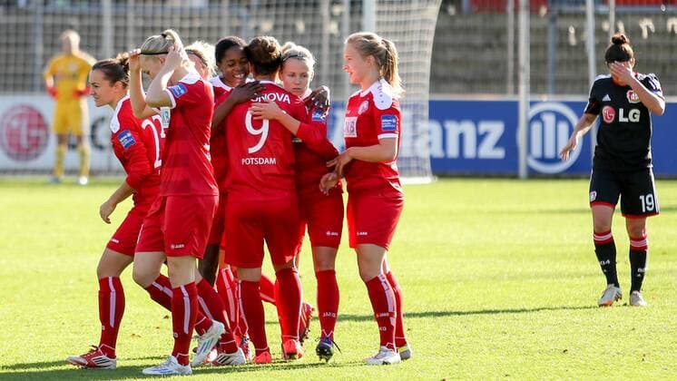 Football, Women, 1. BL, Bayer 04 Leverkusen - 1. FFC Turbine Potsdam