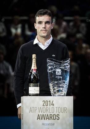 Tennis, ATP World Tour Awards to Coric and Bautista