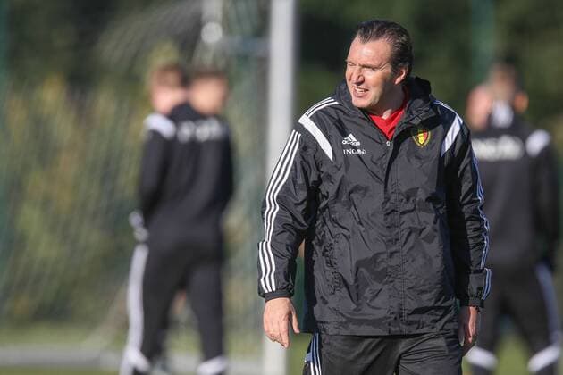 Football, European Championship Qualification, Training National Team Belgium