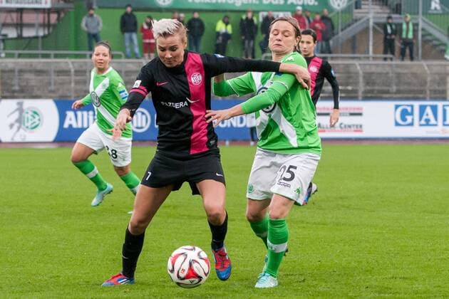 Football, Women, 1.BL, VfL Wolfsburg - SGS Essen
