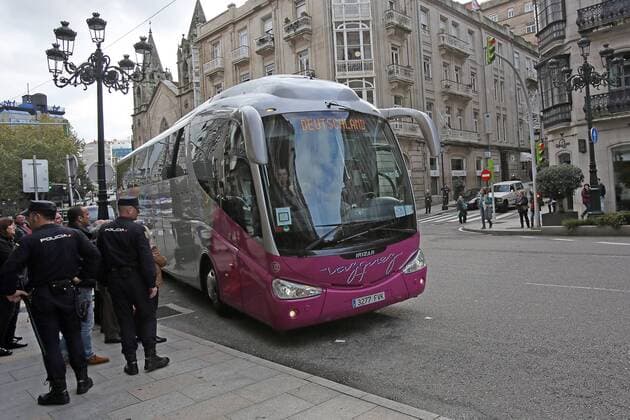 Football, Arrival of the DFB National Team in Vigo
