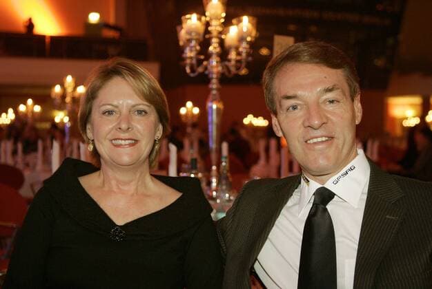 Berlin Sports Person of the Year Award with presenter Franziska van Almsick