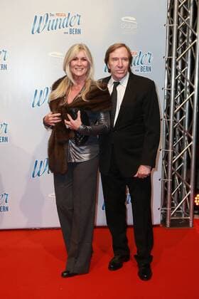 Sprtler at the premiere of the musical Das Wunder von Bern in Hamburg