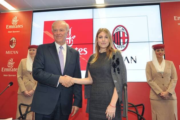 Football, Italy, AC Milan extends contract with sponsor Emirates