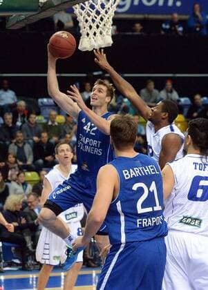 Basketball, EuroChallenge, Fraport Skyliners Frankfurt - Okapi Aalstar