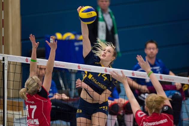Volleyball, 1. BL, Women, USC Münster - Schweriner SC