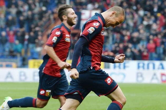 Football, Italy, Serie A, CFC Genoa 1893 - AC Milan