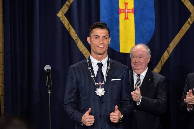 Football, Portugal, Cristiano Ronaldo receives Madeira's highest award